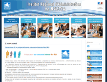 Tablet Screenshot of ira-bastia.fr